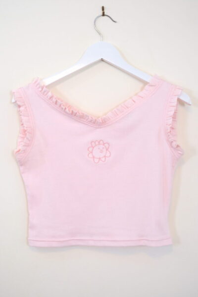 ~ FRANCES CANNON ~ Frill Tank - Pink