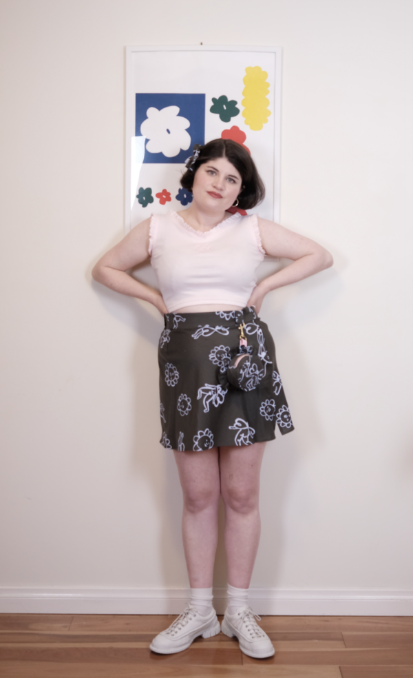 Squint clothing mini skirt